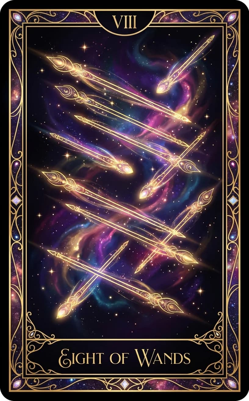 Eight of Wands