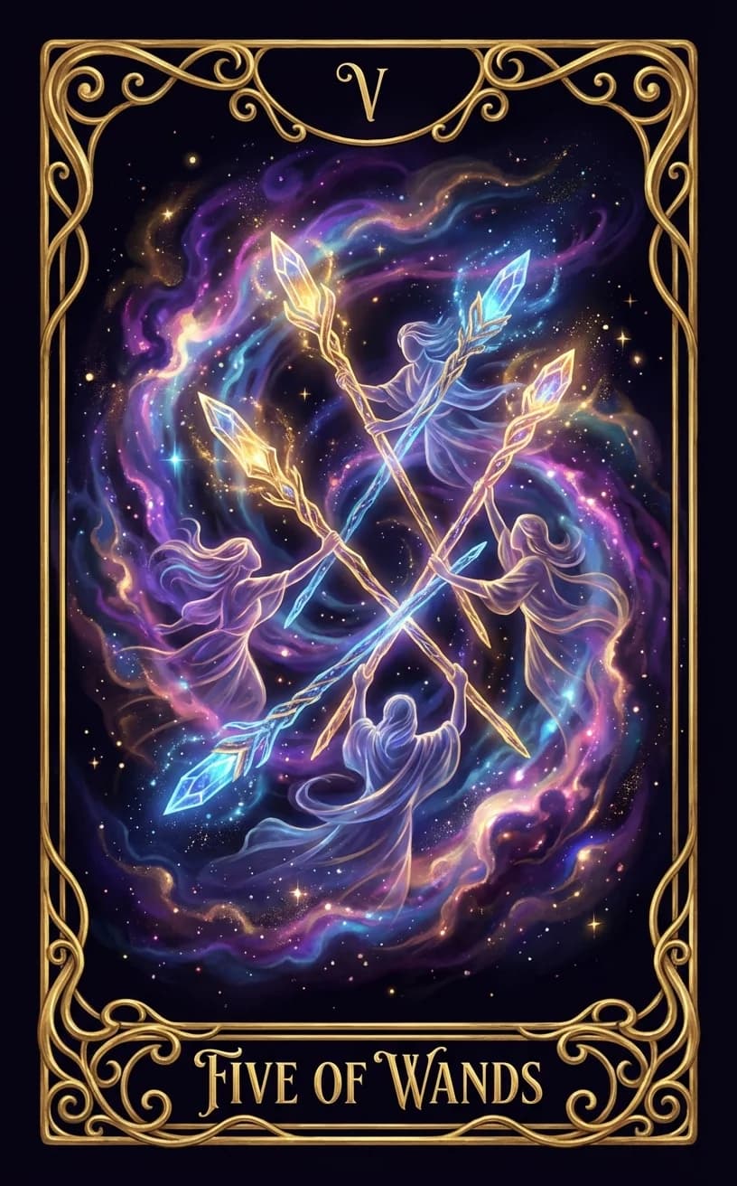 Five of Wands